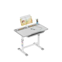Study 3.0 Grau Höhenverstellbarer Kinderschreibtisch 66 cm