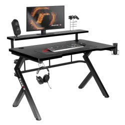 Hero 5.0 Schwarz Gaming-Schreibtisch 120 cm