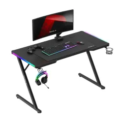 Hero 2.5 RGB Gaming-Schreibtisch Schwarz 120 cm