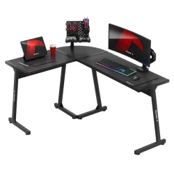 Huzaro Hero 6.0 Schwarz Eck-Gaming-Schreibtisch 147 cm