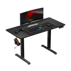 Hero 8.2 Schwarz Elektrischer Gaming-Schreibtisch 120 cm