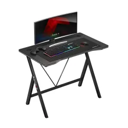 Hero 1.4 Schwarz Gaming-Schreibtisch 100 cm