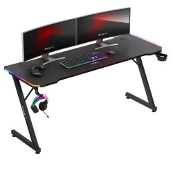 Hero 4.8 RGB Gaming-Schreibtisch 160 cm mit LED-Beleuchtung