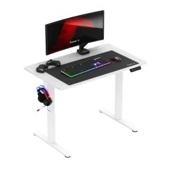 Hero 7.9 Elektrischer Gaming-Schreibtisch Weiß 100 cm