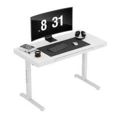 Leader 8.2 Weiß Elektrischer Schreibtisch 120 cm