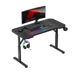 Hero 2.6 Gaming-Schreibtisch Schwarz 120 cm mit verstellbarer Höhe