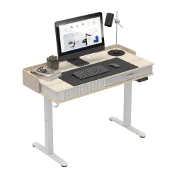 Leader 8.0 Elektrischer Schreibtisch Weiß 120 cm