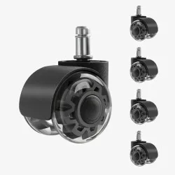 Wheels 3.0 Schwarz Stuhlrollen 8