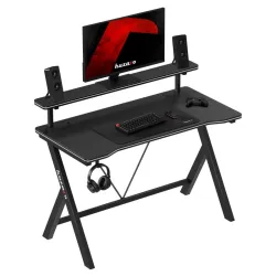 Hero 1.9 Schwarz Gaming-Schreibtisch 120 cm