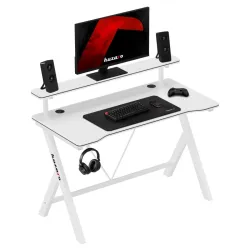 Hero 1.9 Weiß Gaming-Schreibtisch 120 cm