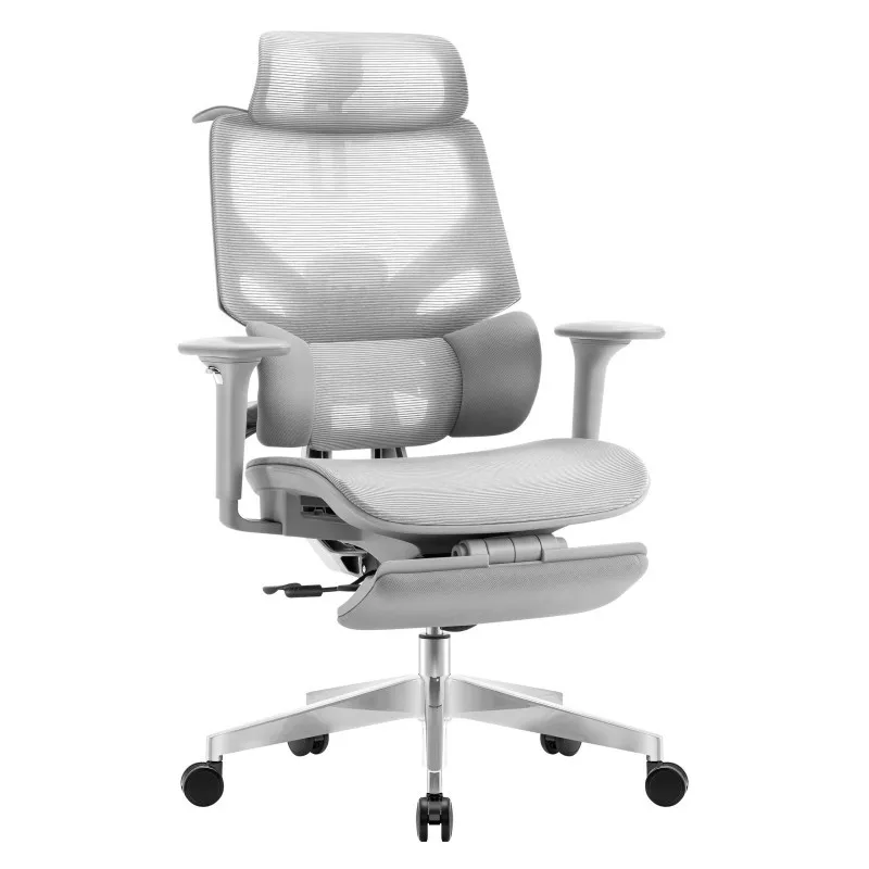 Ergonomischer Gaming-Stuhl Expert 8.7 in Grau, ideal für Büros