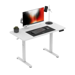Leader 6.9 Elektrischer Schreibtisch 120 cm Weiß