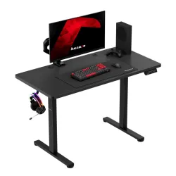 Hero 8.1 Schwarz Elektrischer Gaming-Schreibtisch 120x60cm