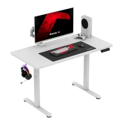 Hero 8.1 Weiß Elektrischer Gaming-Schreibtisch 120x60cm