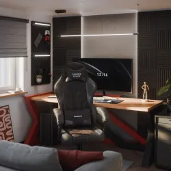 Force 2.7 Schwarz Carbon Velours Gaming-Stuhl 3