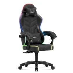Force 2.7 RGB Schwarz Samt Gaming-Stuhl
