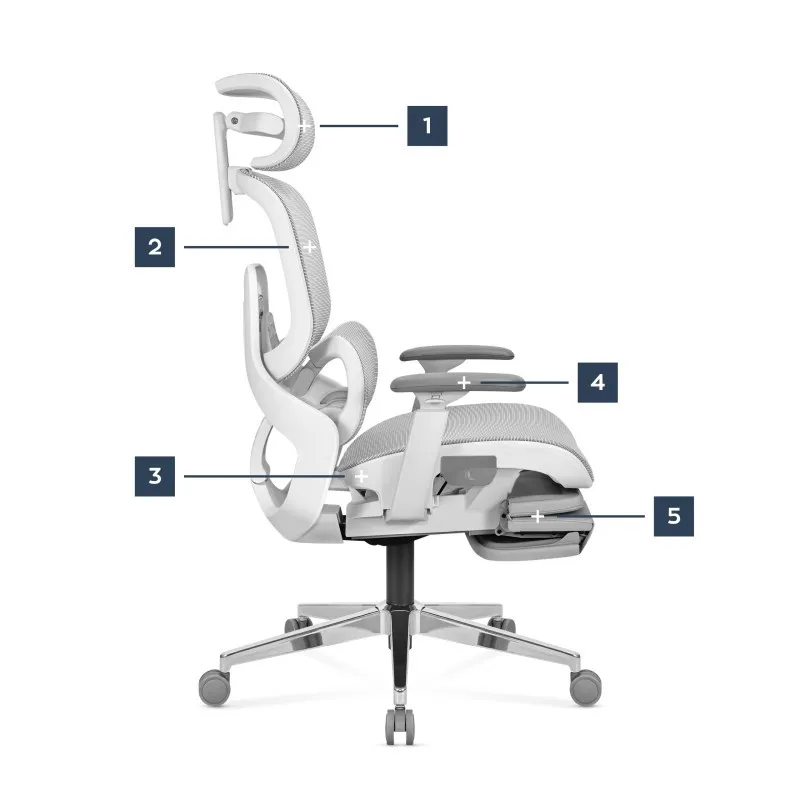 Mark Adler Expert 9.3 Grau Ergonomischer Gaming-Stuhl 16