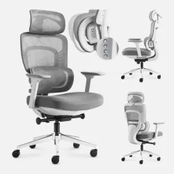 Visioner 6.1 Grau Bürostuhl mit Massage 11