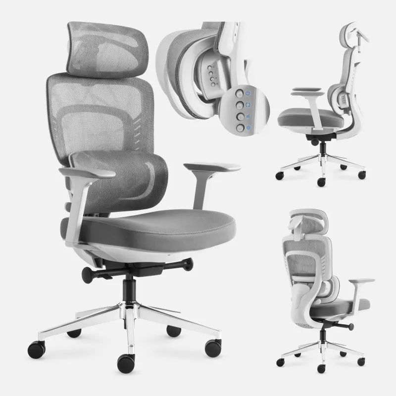 Visioner 6.1 Grau Bürostuhl mit Massage 11