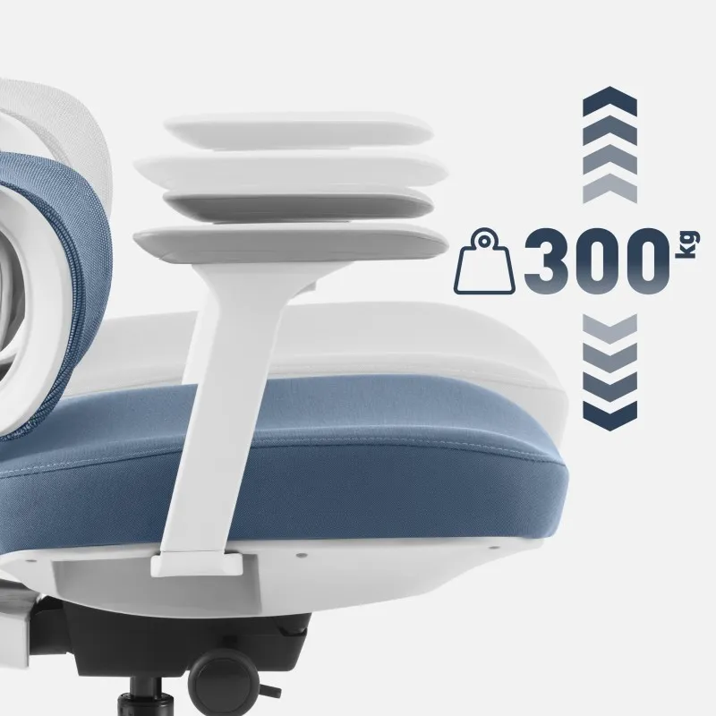 Visioner 6.1 Grau Bürostuhl mit Massage 13