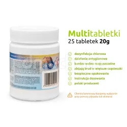 Wasseraufbereitungstabletten in 0,5kg Packung, effektiv und praktisch