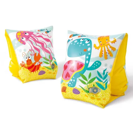 Kinder-Schwimmflügel 23 x 15 cm, bunte Schwimmhilfen für Kinder, ideal zum Schwimmen lernen