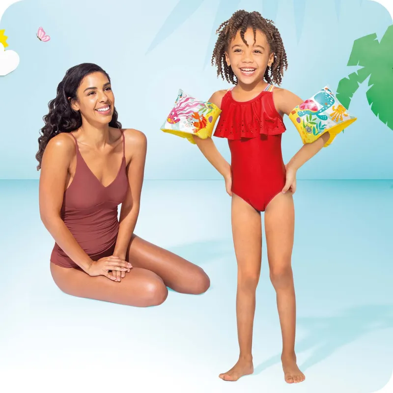 Bunte Kinder-Schwimmflügel, ideal für sicheres Spielen im Wasser