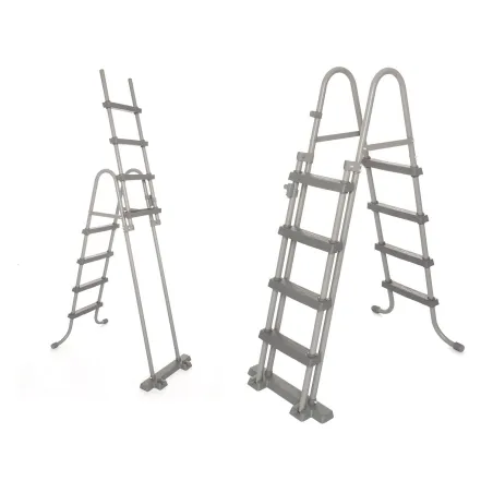 Sichere Poolleiter 122 cm, ideal für den Garten und den Zugang zum Pool