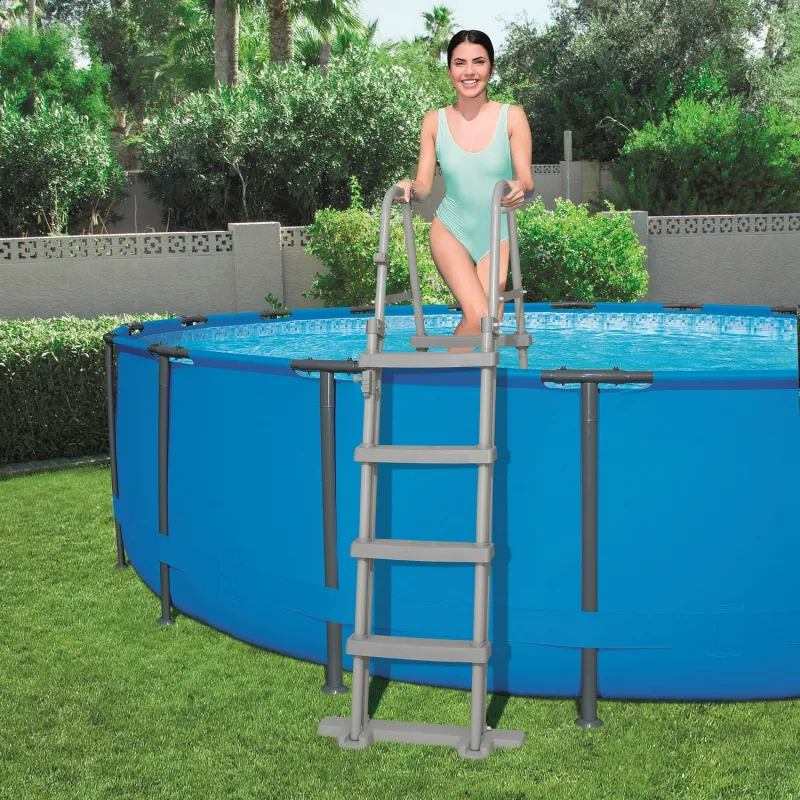 Poolleiter 122 cm, ideal für Kinder und Erwachsene im Garten