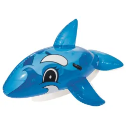 Blaues aufblasbares Wal-Spielzeug 157 x 94 cm für Wasserspiele