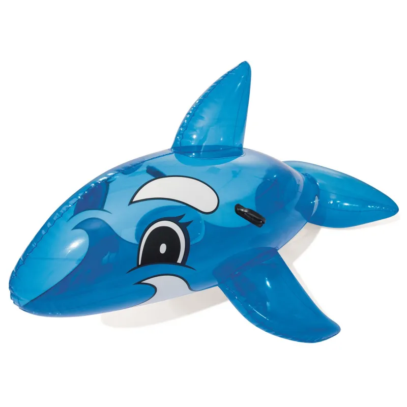 Blaues aufblasbares Wal-Spielzeug 157 x 94 cm für Wasserspiele