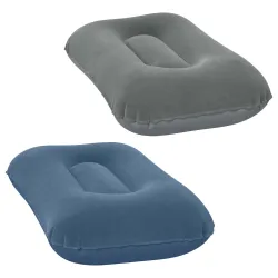 Bestway 67121 Aufblasbares Samtkissen 42 x 26 cm Grau