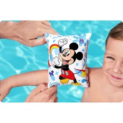 Mickey Schwimmflügel in Blau, ideal für sicheres Spielen im Wasser