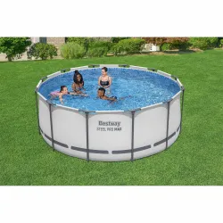 Stahlrahmen-Pool 366 x 122 cm, ideal für Sommervergnügen im Garten