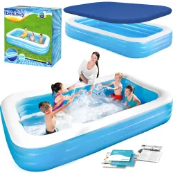 Bestway 54009 Aufblasbarer Familienpool 305 x 183 x 56 cm 2-in-1