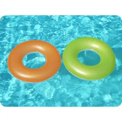 Strandball 76 cm in Orange, ideal für Kinder im Wasser
