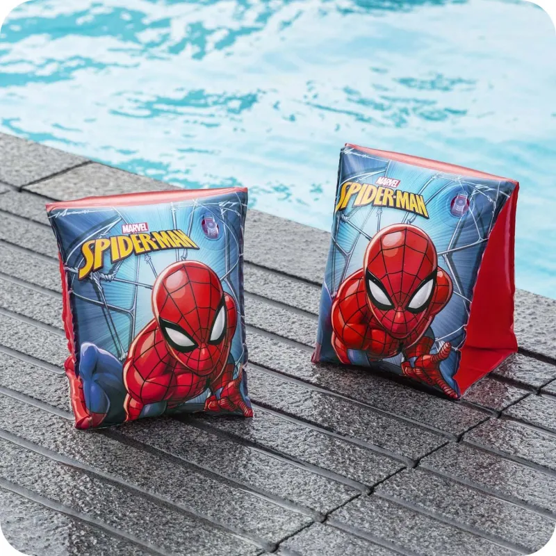 Spiderman Schwimmflügel im Superhelden-Stil, ideal für den Pool
