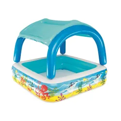 Kinderpool mit Dach 140 x 140 x 114 cm Bestway 52192