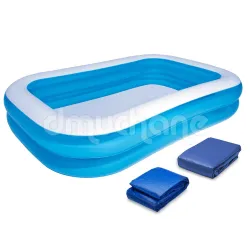 Bestway 54006 Aufblasbarer Familienpool 262 x 175 x 51 cm 3in1