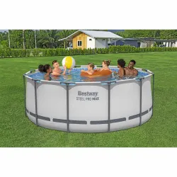 Idealer Stahlrahmenpool 366 x 122 cm für Entspannung im Garten