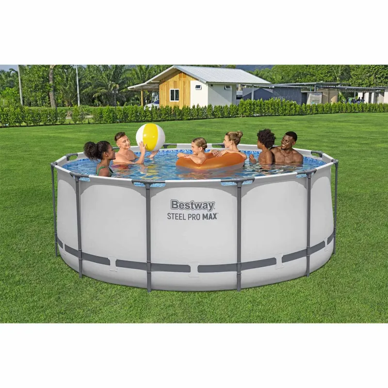 Idealer Stahlrahmenpool 366 x 122 cm für Entspannung im Garten