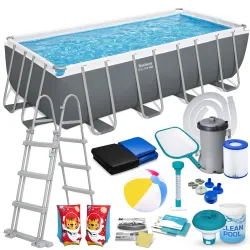 Garten-Stahlrahmenbecken 488 x 244 x 122 cm 17in1 Bestway 56670