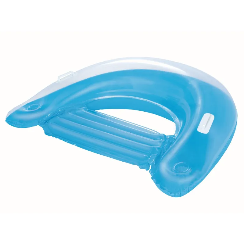 Grüner aufblasbarer Sitzsack für Wasser, ideal zum Entspannen im Garten