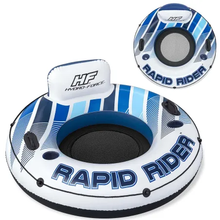 Rapid Rider Schwimmring 135 cm mit Griffen, ideal für den Sommer