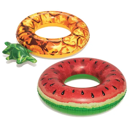 Schwimmring mit Ananas-Motiv, leuchtende Farben für den Sommer