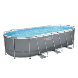 Garten-Stahlrahmenbecken 549 x 274 x 122 cm, ideal für Kinder und Erwachsene