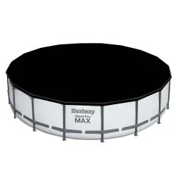 Garten-Stahlrahmen-Pool 549 x 122 cm 18in1, ideal für den Einsatz im Garten