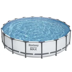 Garten-Stahlrahmen-Pool 549 x 122 cm 18in1, ideal für Kinder im Garten