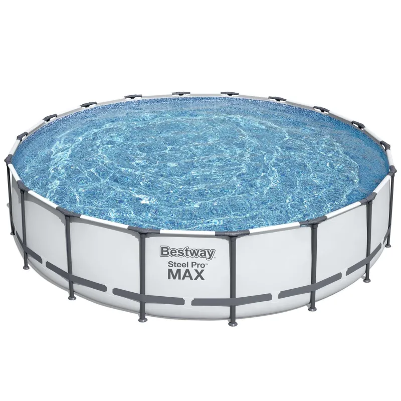 Garten-Stahlrahmen-Pool 549 x 122 cm 18in1, ideal für Kinder im Garten