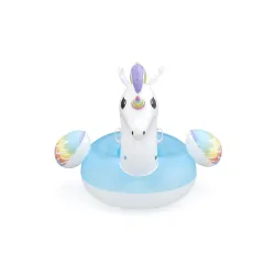Aufblasbares Einhorn 155 x 119 cm, großer Spaß für Kinder im Garten